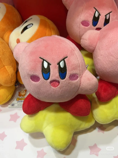 Kirby星之卡比｜San-ei Kirby Warp Star Plush Small超可爱星之卡比踩星星毛绒玩偶/公仔/S号｜约140x140x165mm