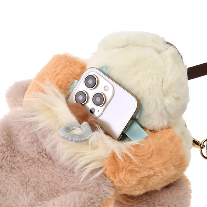 Disney迪士尼｜2024 Nana Multi Pochette FEEL LIKE PETER PAN东迪彼得潘保姆狗娜娜软萌毛茸茸玩偶斜挎包/收纳包｜约H36×W26×D15cm