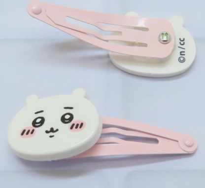 Chiikawa 吉伊卡哇｜Mascot Hair Clip亚克力发夹/刘海夹/1对｜约各H20×W57mm