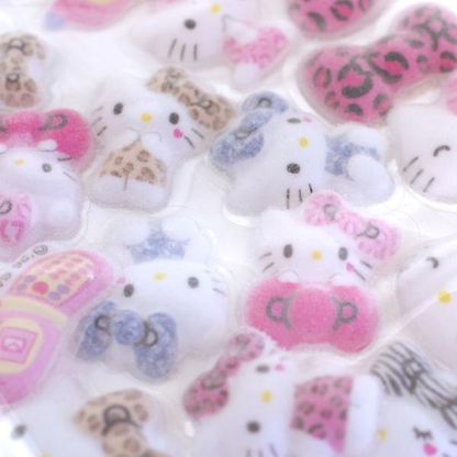 Sanrio｜3D Flock Stickers｜20 pieces
