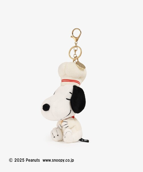 Snoopy｜Cake Recipe Mascot Holder /chef Plush Keychain｜16.5 x 8.5x 13cm approx.