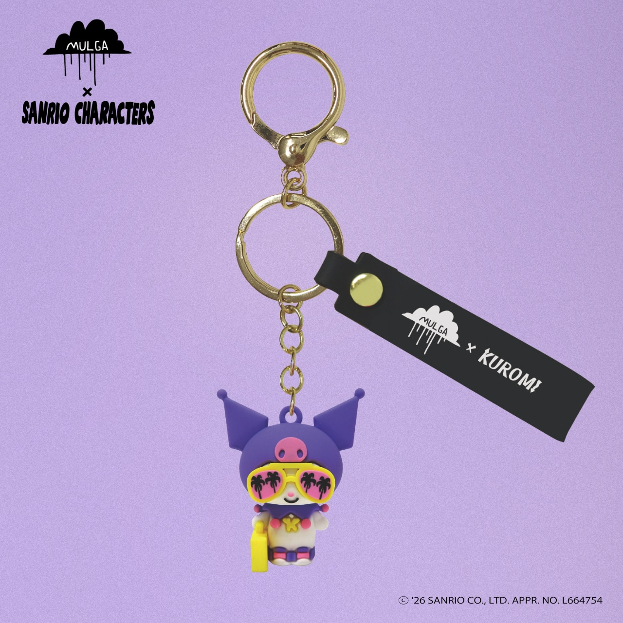 Sanrio｜Mulga Mascot Keychain｜30×45×25mm approx.