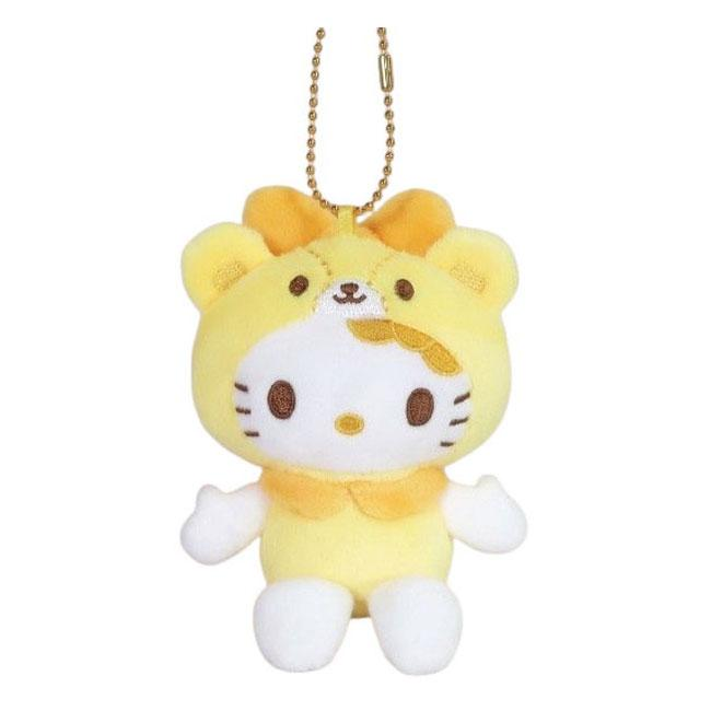 HelloKitty｜Sanrio 50th Anniversary Tiny Chum Mascot Holder /Plush Keychain｜ 85x100x45mm approx.
