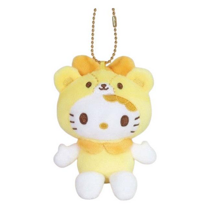 HelloKitty｜Sanrio 50th Anniversary Tiny Chum Mascot Holder /Plush Keychain｜ 85x100x45mm approx.