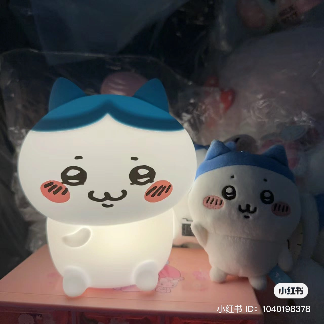 Chiikawa 吉伊卡哇｜柔软可捏捏硅胶质地柔和小夜灯/4档亮度切换/USB充电式/可无线