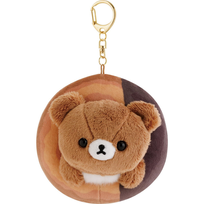 Rilakkuma｜Mister Donut Mascot Holder /Plush Keychain｜110×100×90mm approx.