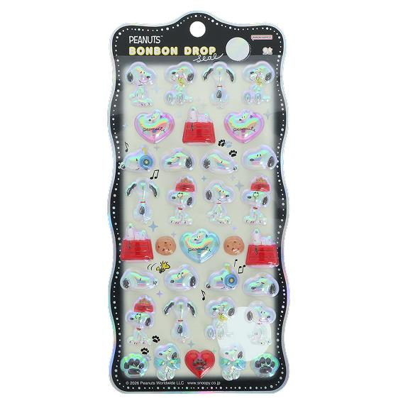 Snoopy｜Peanuts Bonbon Drop Seal 3D Sticker｜95×200×7mm approx.