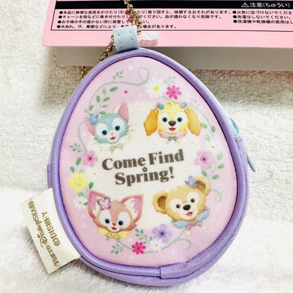 Disney迪士尼｜2024东迪春日复活节限定零钱包3只组/正反不同图案｜約幅8×奥行3×高さ10cm