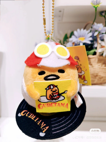 Sanrio三丽鸥｜ Original Mascot Holder - Kirimichan/Gudetama / Summer Festival夏日音乐祭三文鱼切片懒蛋蛋毛绒挂件/包挂｜約11.5 x 10.3 x 8.3cm