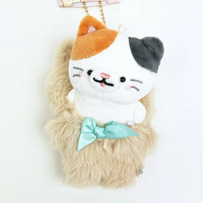 Nico Nui｜Dress-up Mascot Holder /Plush Keychain｜10cm x 6cm x 6.5cm approx.