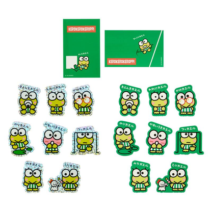 Sanrio｜Everyday Use Keroppi Sticker Set｜20 piece