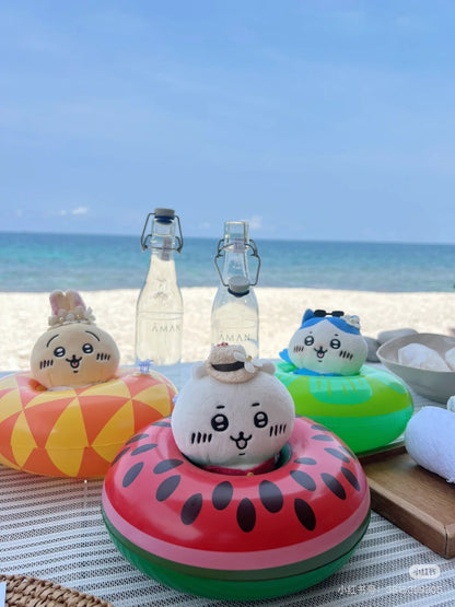 Chiikawa 吉伊卡哇｜Traveling Petite Mini Mascot观光旅行系列毛绒玩偶挂件/包挂｜约H150×W55×D80mm