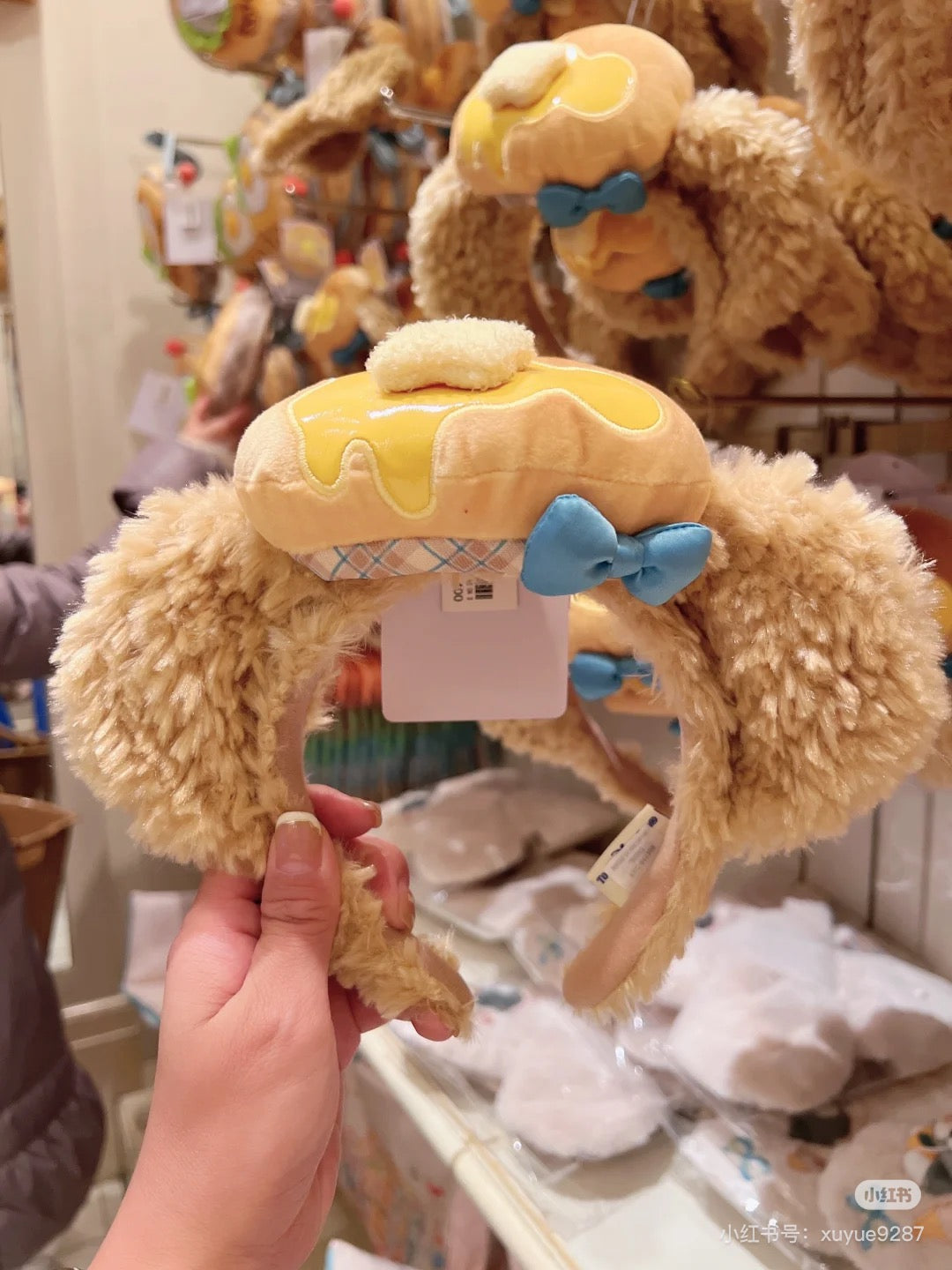 Disney迪士尼｜东迪梦幻奇妙厨房系列Duffy达菲黄油面包毛绒发箍