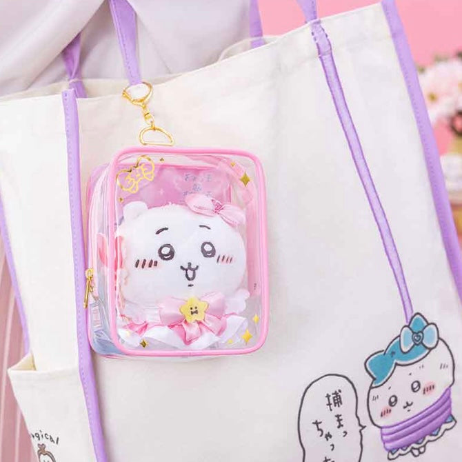 Chiikawa 吉伊卡哇｜魔法少女防水PVC可爱痛包挂件｜約H135×W105×D75mm