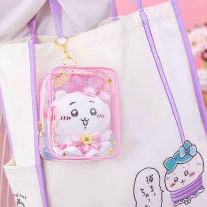 Chiikawa 吉伊卡哇｜魔法少女防水PVC可爱痛包挂件｜約H135×W105×D75mm