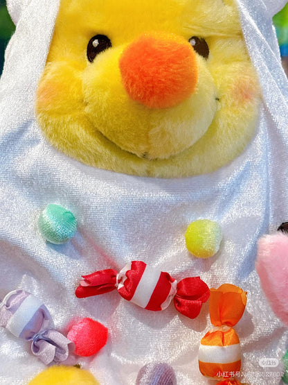 Disney迪士尼｜ Fluffy Plush Toy  / Halloween Skeleton万圣节骷髅玩偶｜ 约25.5×23×15cm