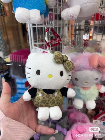 Sanrio｜leopard print Mascot Holder /Plush Keychain