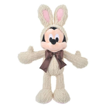 Disney迪士尼｜蝴蝶结芭蕾舞裙粉粉兔兔装米妮/换装米奇玩偶/公仔｜高さ48×幅32×奥行き21(cm)