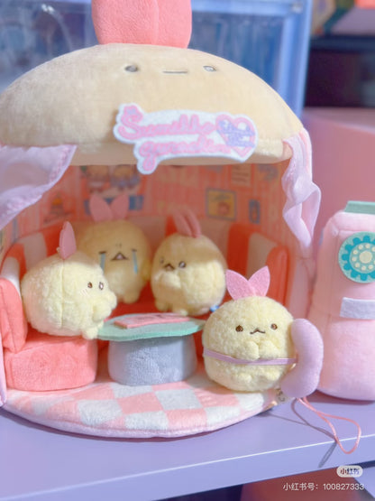 Sumikko gurashi｜Yumemiru Shippos- Tenori Plush Set｜45×50×45mm approx.
