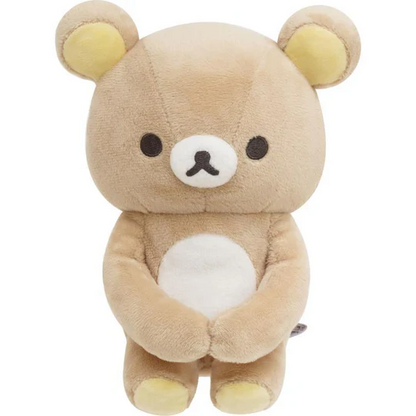 Rilakkuma轻松熊｜ Favorite Things Plush Smartphone Stand San-X毛绒玩偶手机支架/衣服和企鹅可分离｜约180×140×110mm