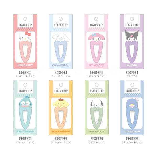 Sanrio｜Heart Acrylic Hair Clip｜35×70×15mm approx.