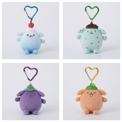 Sanrio｜Pompompurin Happy Flavor 2 Mascot Holder /Plush Keychain｜H6cm approx.