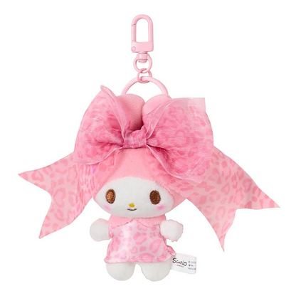 【limit 1】Sanrio三丽鸥｜My Melody Birthday 50th Anniversary Princess Ribbon Secret Mascot Keychain美乐蒂50周年生日粉桃甜心系列大蝴蝶结毛绒玩偶挂件盲盒/全8种｜1枚入