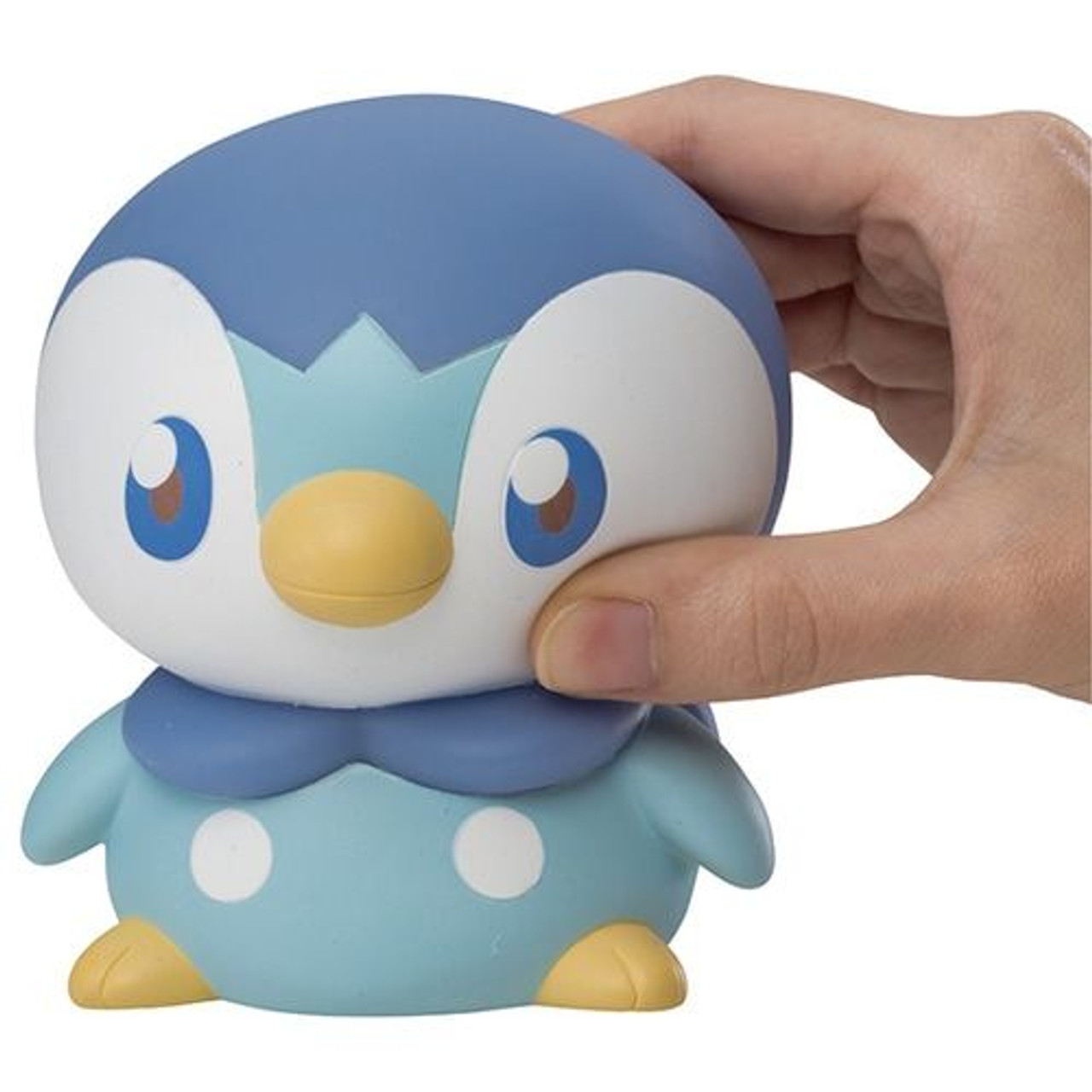 Pikachu皮卡丘｜Takara Tomy Pokemon-Pokepeace Puni Kyun Light - Piplup 宝可梦软软捏捏多段变光波加曼小夜灯｜约15 x 15 x 10cm