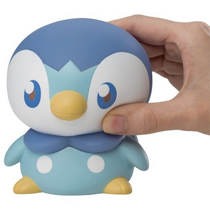 Pikachu皮卡丘｜Takara Tomy Pokemon-Pokepeace Puni Kyun Light - Piplup 宝可梦软软捏捏多段变光波加曼小夜灯｜约15 x 15 x 10cm