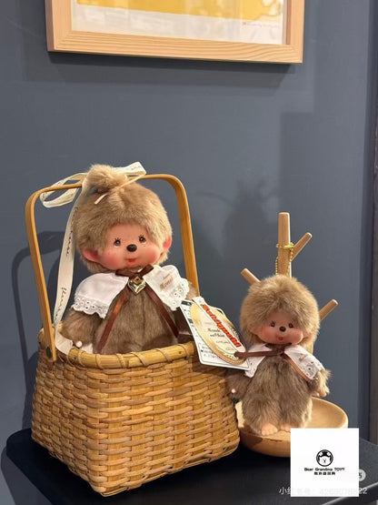 Monchhichi｜Sekiguchi Sweet Brown Series Plush Dolls/Plush Toy｜S/21.5cm x 13cm x 7.5cm approx.