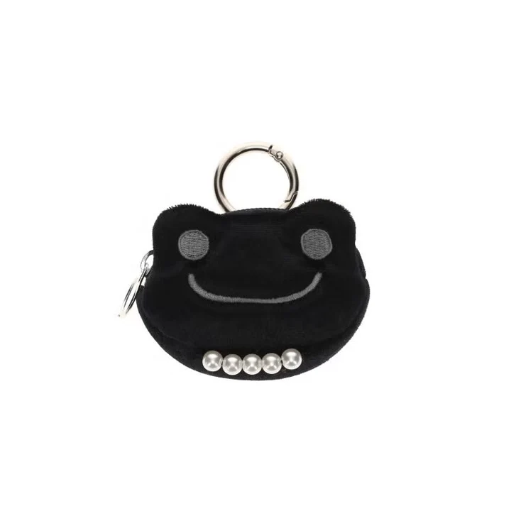 Pickles the Frog｜Carabiner Pouch Monotone｜H7×W8×D3cm approx.