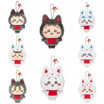 Chiikawa｜Fushimi Inari Mascot Holder /Plush Keychain｜H140 x W85 x D70mm approx.