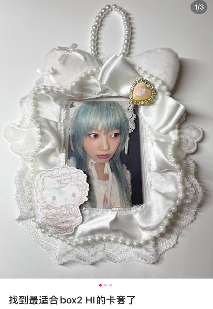 Sanrio｜Enjoy Idol Pure White Angel Trading Card Holder｜9.2×6.6cm approx.