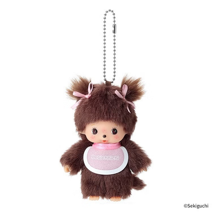 【limit 2】Monchhichi｜Bebichhichi Mascot Holder /Plush Keychain｜H12 x W9 x D5cm approx.