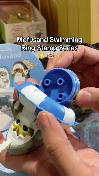 Mofusand｜Swimming Ring Stamp Series mystery bag/blind box/All 6 types｜1pcs