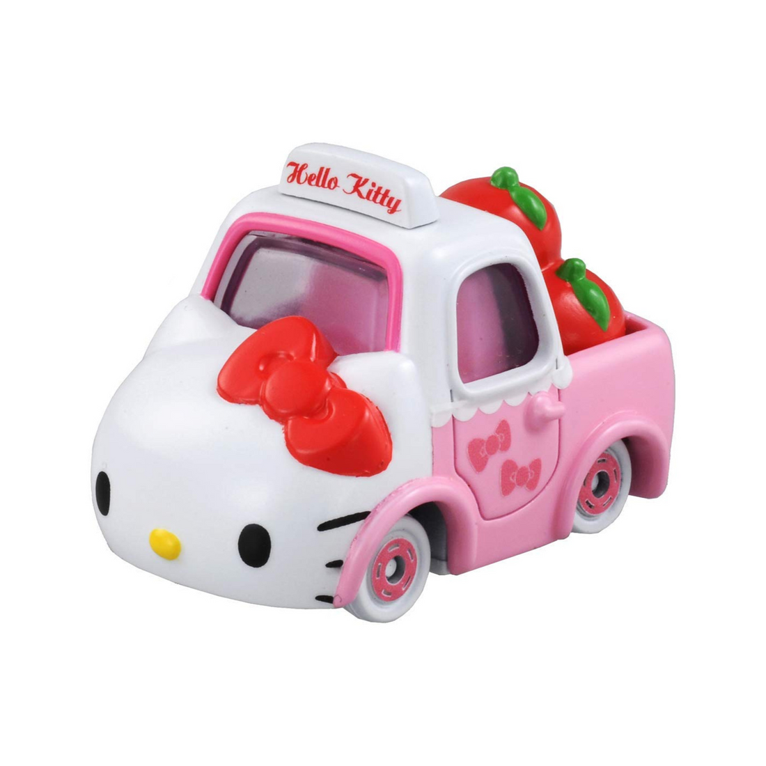Tomica｜Dream Tomica 152 Hello Kitty Apple Car多美卡凯蒂猫苹果车玩具/模型｜约W78×H41×D39mm