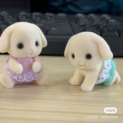 SylvanianFamilies森贝儿家族｜Yellow Labrador Twins拉布拉多双胞胎宝宝推车套组/玩具/过家家