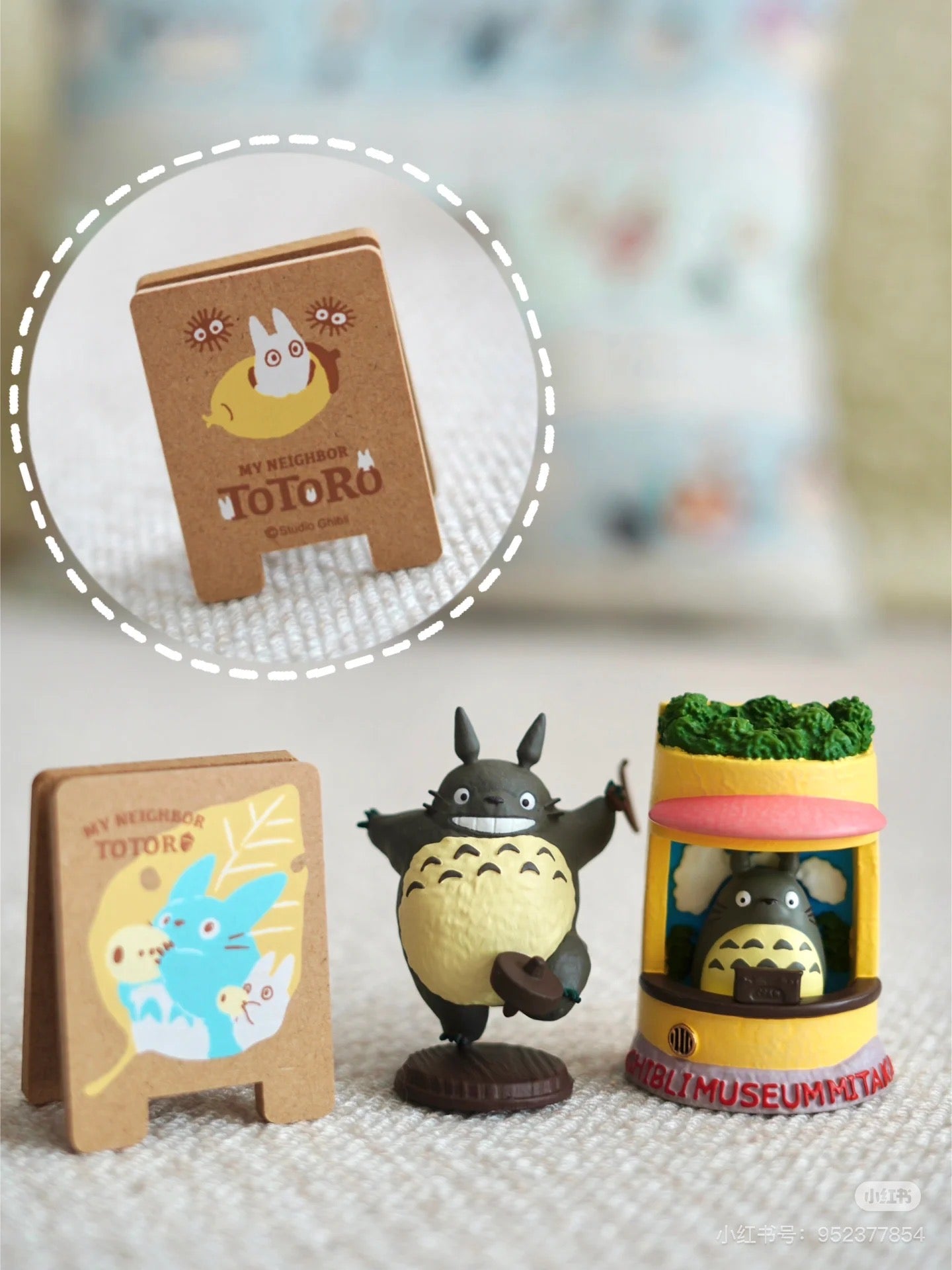 My neighbor totoro｜Ghibli Signboard Clip Stand吉卜力宫崎骏卡通图案木制夹子/两面不同图案｜约W50 x H70 x D30mm