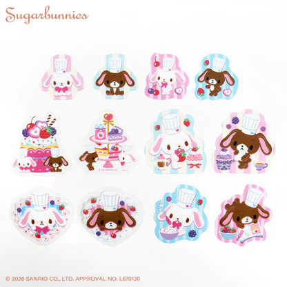 Sanrio｜Sugarbunnies Flake Stickers｜48 sheets