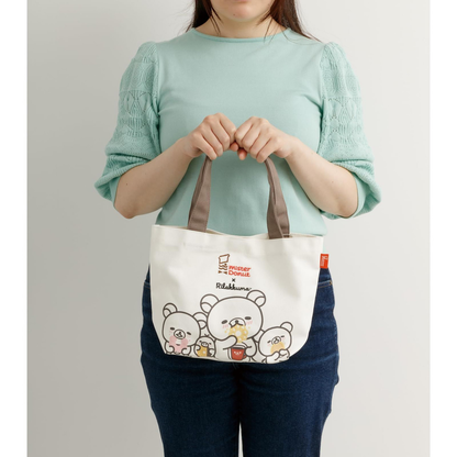 Rilakkuma｜Mister Donut Mini Tote Bag｜2.0 x 34.5 x 23.0cm approx.