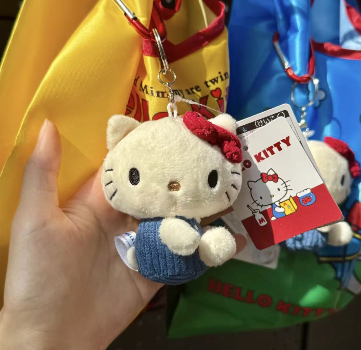 HelloKitty｜Classic Carabiner Mascot Holder /Plush Keychain｜7.5×5×9cm approx.