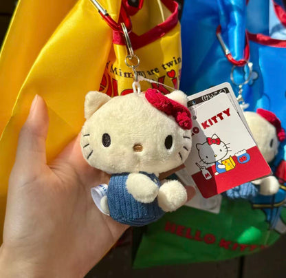 HelloKitty｜Classic Carabiner Mascot Holder /Plush Keychain｜7.5×5×9cm approx.