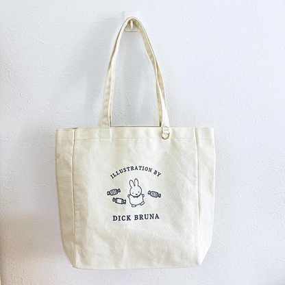 Miffy｜Dolce Pale Pink tote bag ｜320×380×10mm approx.
