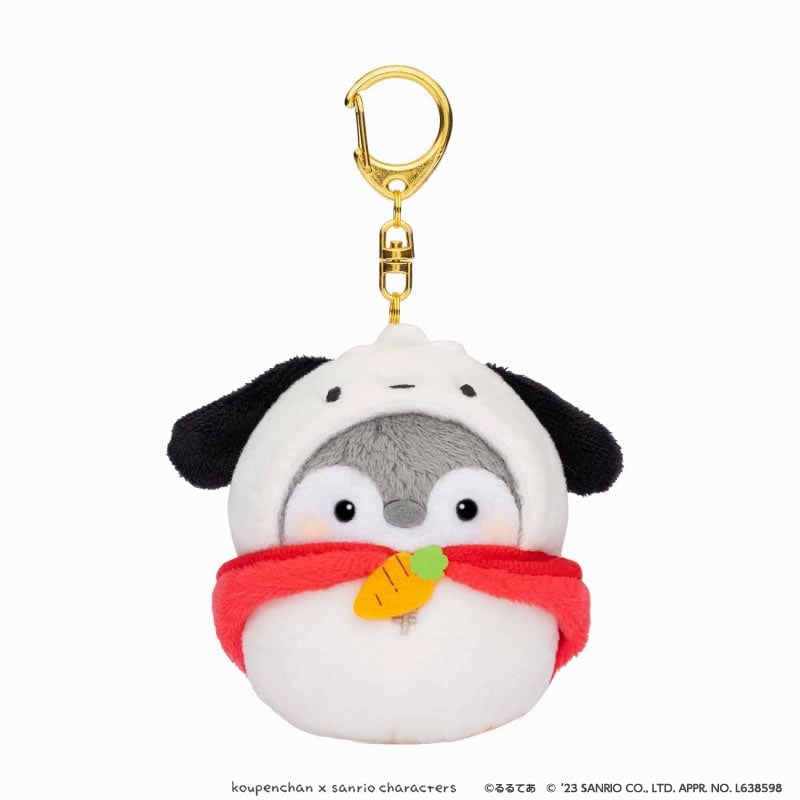 Sanrio｜正能量企鹅联名玩偶挂件/包挂｜約H100×W90×D55mm