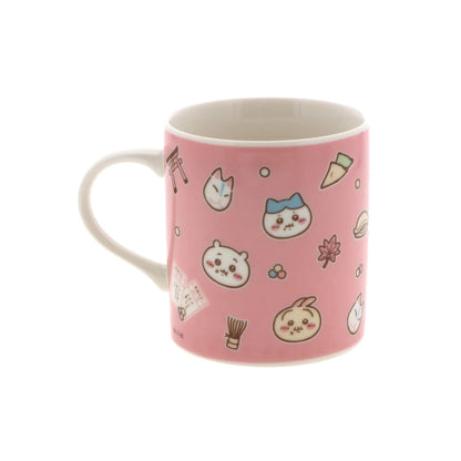 Chiikawa 吉伊卡哇｜伏见稻荷限定日本制京都特色马克杯｜約H90×Φ75mm