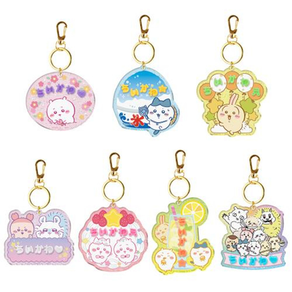 chiikawa｜Pachipachi Deco Name Keychain mystery bag/blind box/All 7 types｜1pcs