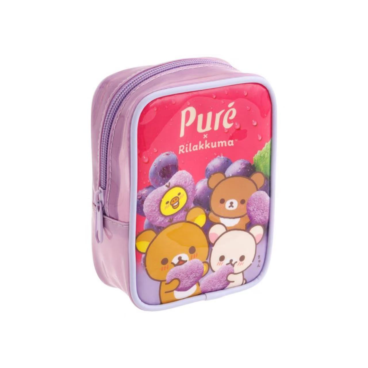 Rilakkuma｜Pure Gummy Windowed pouch｜11 x 4.5 x 15cm approx.