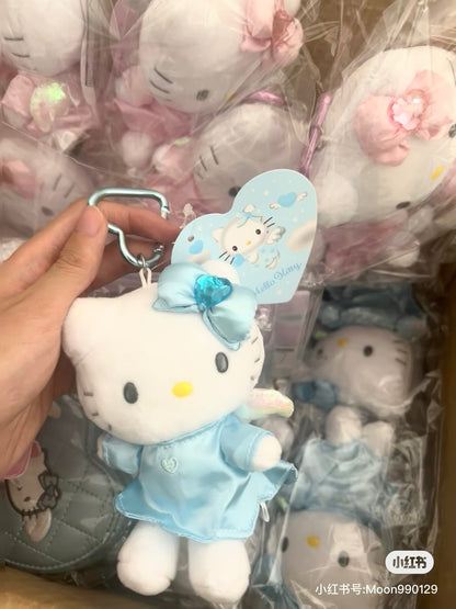 HelloKitty｜Sanrio Angel Mascot Holder /Plush Keychain｜107×80×75mm approx.