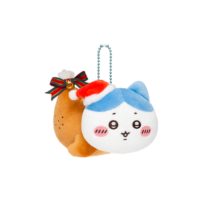 【limit 1】Chiikawa｜Christmas 2025 Mascot Holder /Plush Keychain｜90×110×100mm approx.