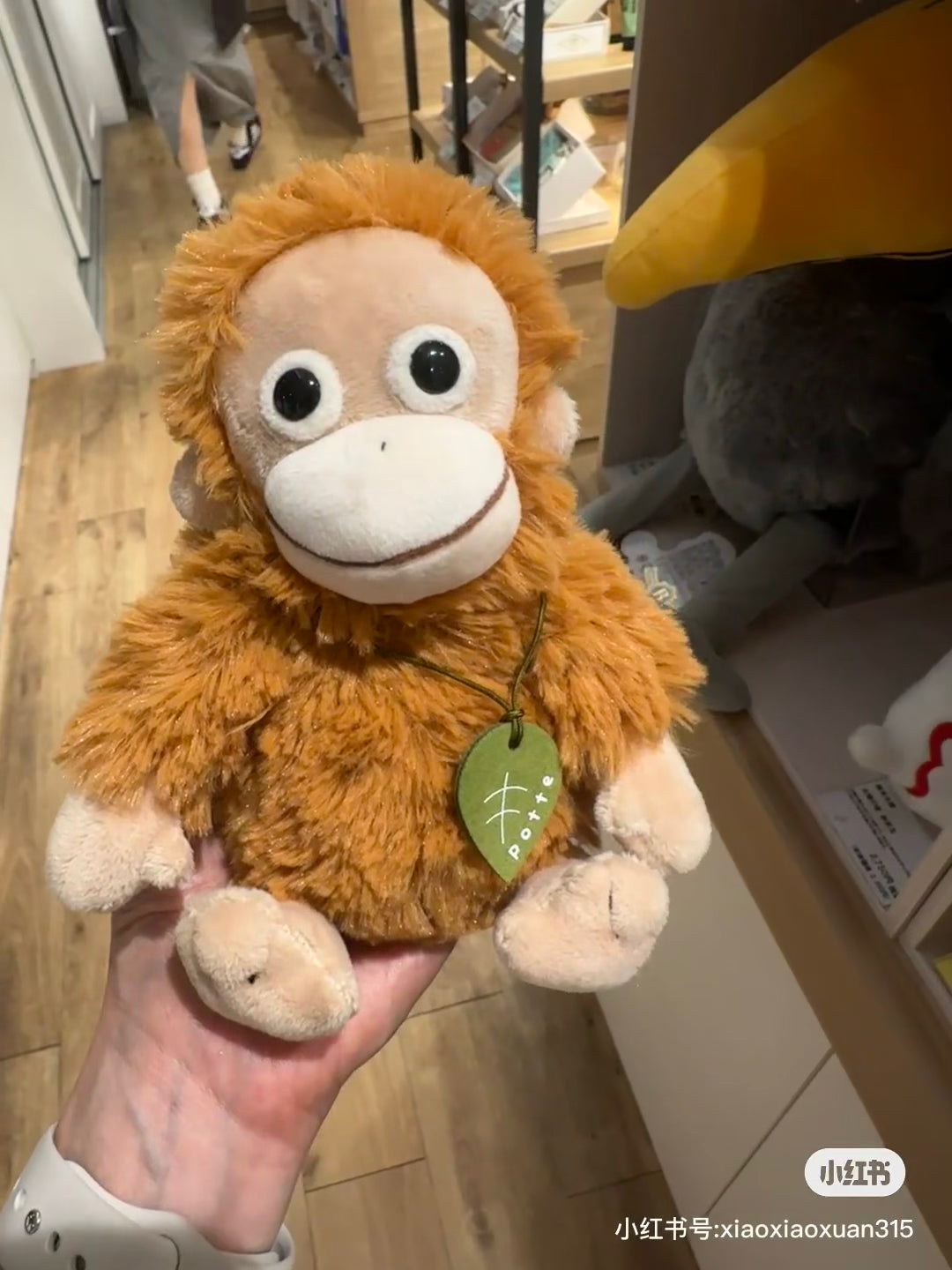 potte ｜ Plush Dolls超柔软亲肤可爱动物毛绒玩偶/公仔｜约13.0 x 10.0 x 16.0cm